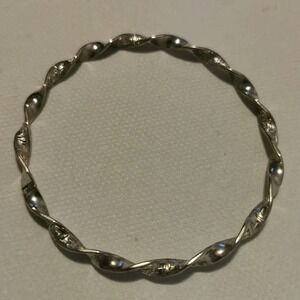 925 twist bangle